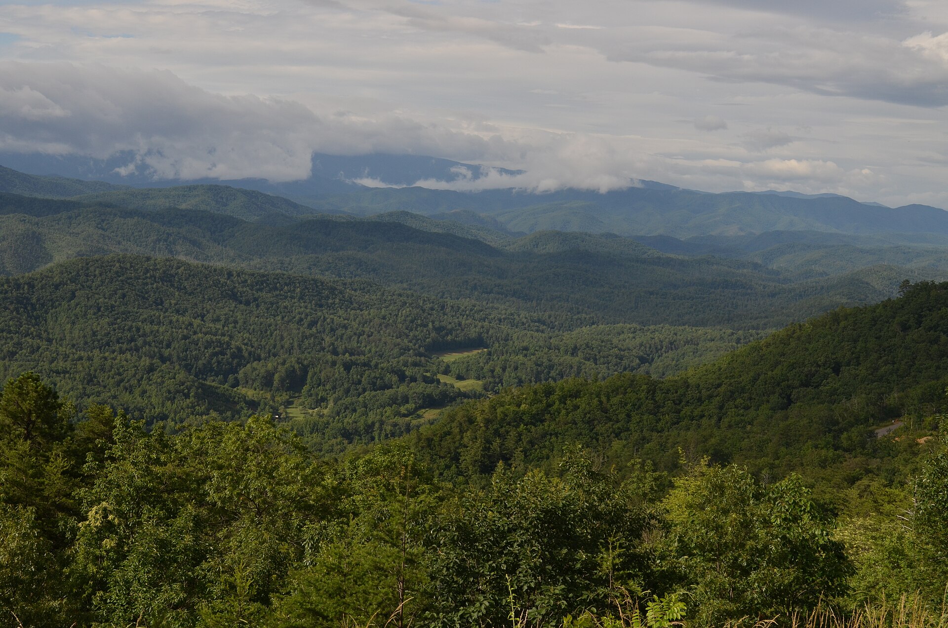 Overlook from Foothills Parkway country